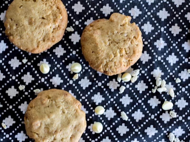 Choc-chip, oat and zucchini biscuits #cookies #zucchini